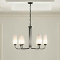 Truby 6 Light Chandelier Black люстра 52480BK Kichler — фото 2