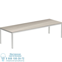 СТОЛ TABOELA 300X100CM SS С КЕРАМИЧЕСКОЙ СТОЛЕШНИЦЕЙ СЕРО-СЕРЫЙ Royal Botania