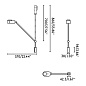 57318 Faro INVITING Кронштейн настенного светильника белого цвета  матовый белый — фото 6