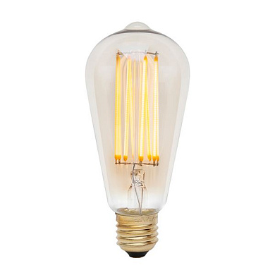 Tala Лампа с прозрачной колбой и видимыми спиралями накала SQCG-3W-2200K-E27-T