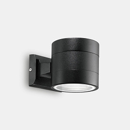 061450 Ideal lux Snif уличный настенный светильник цилиндрической формы черного цвета с направлением света вниз