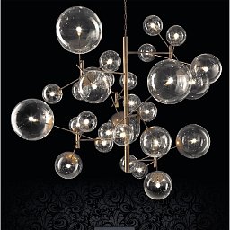 Люстра Global Metal Lux, 30 ламп, бронза 262.900.04