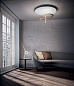 Hula Hoop Icone Потолочный светильник Circle, Round White, Brass i-c-0165 — фото 1