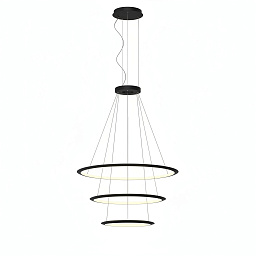 CD4L-00X9AZOU05 Leds C4 Circular подвесная люстра с тремя кольцами черная