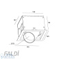 PUNTO V Faldi встраиваемый потолочный светильник