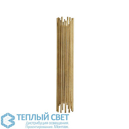 42045 Arteriors Prescott настенное бра с цилиндрическим пучком латунных стержней