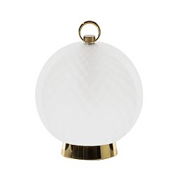 Настольная лампа Balloton Luce Venini, беспроводная, с ручкой, высота 19 см