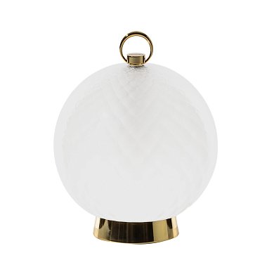 Настольная лампа Balloton Luce Venini, беспроводная, с ручкой, высота 19 см