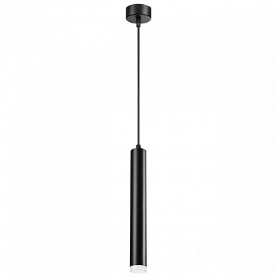 подвесной светильник вытянутой формы черного цвета