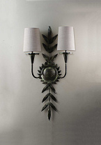 Verdigris shown with 5 Tall Empire in Natural Linen with Cream Card lining (not candle version)