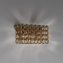 MINIGIOGALI НАСТЕННЫЙ СВЕТИЛЬНИК 2 CRYSTAL GOLD ГЛЯНЦЕВЫЙ ХРОМ E27 CE