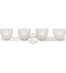 ARN2493PN-FG Visual Comfort Carola настенный светильник для ванной с продолговатым корпусом и матовыми плафонами