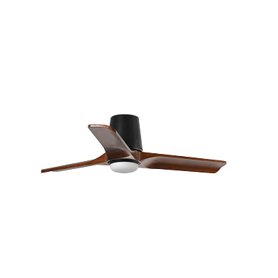 Люстра-вентилятор Faro Barcelona Heywood TUB S Ø900, 3 лопасти, DC-мотор, LED CCT
