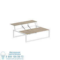 NINIX LOUNGE TABLE 150T С ПОКРЫТИЕМ С ПОКРЫТИЕМ КЕРАМИКОЙ TERRA SABBIA Royal Botania