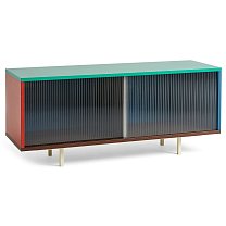 Colour Cabinet Floor M 120 см, Valchromat, многоцветный / стеклянные двери