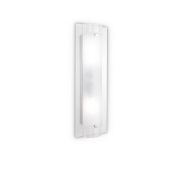 051857 Ideal lux Tudor настенный светильник с вытянутым прозрачным корпусом и внутренним рассеивателем