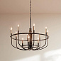 Capitol Hill 30.75" 12 Light Chandelier Black люстра 52305BK Kichler — фото 2
