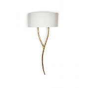 Yves Wall Light White Gold Porta Romana