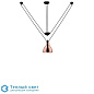 Les acrobates de Gras подвесной светильник DCW Editions Paris 328-SHA-L-ROUND-RED — фото 5