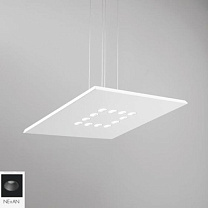 CONFORT SOSPENSIONE 54W 65x65 3000K NERO- ANTRACITE