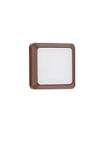 Corten Die-Casting Aluminium & Polycarbonate Frost LED 5Watt 220-240Volt 367Lm 3000K IP54 L:12.5 W:3.8 H:12.5cm