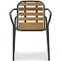 608033 Normann Copenhagen Vig Кресло, дерево робиния / темно-зеленый — фото 1