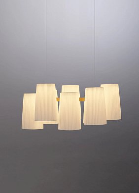 Подвесной светильник Fiesta 8 DCW éditions, белый FIESTA 8 P 2700K