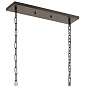 Dancar 48" 8 Light Linear Chandelier Natural Brass люстра 44023NBR Kichler — фото 2
