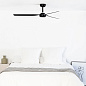 33815WP Faro PUNT Black ceiling fan with DC motor SMART люстра-вентилятор черный