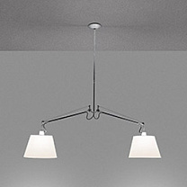 Artemide Tolomeo Basculante SP 2 Bracci 36 подвес с рожками