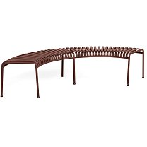 Palissade Park Bench, комплект из 2, сталь, порошковая окраска, железно-красный (Iron red)