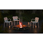 M0740317 WEEK-END Petite Friture Обеденный стул с подлокотниками садовый металлический коралловый — фото 4
