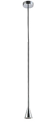 ENERO SP1 CHROME Crystal Lux ENERO подвесной светильник с вытянутым металлическим корпусом хромового цвета