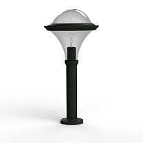 Dallas N° 7; Smoked polycarbonate E27 75W; Dark grey
