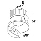27717 9210 GC Delta Light ARTUUR R WALLWASH IP44 Встраиваемый точечный светильник — фото 1