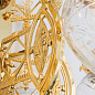 BUDAPEST Orion настенный светильник WA 2-689/5 gold/411 klar-Schliff золотой