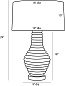 17497-659 Bartoli Lamp Arteriors настольная лампа