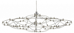 4305-6P Favourite Thinner подвесной светильник с прямоугольной решётчатой конструкцией
