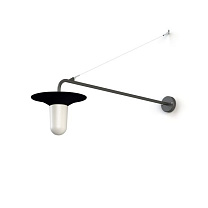 Cooper N° 3; Frosted glass E27 52W; Velvet black
