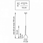808117 Lightstar Forma подвесной светильник, 40Вт, хром;черный