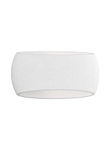 White Gypsum LED E27 1x12 Watt 220-240Volt IP20 bulb excluded light up & d own L: 30 W: 12 H: 17 cm