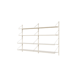 8416 Frama Shelf Library двойная настенная полка белая 108.4×80