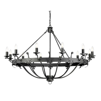 Люстра Windsor Elstead WINDSOR12-GR графитовый