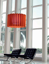 SPSKR100E27XXRS Axo Light Skirt подвесной светильник круглой формы красного цвета