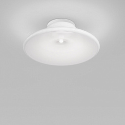 Vistosi Incanto PL2 потолочный светильник из белого выдувного стекла