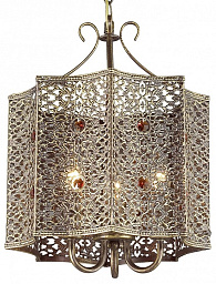 1624-3P Favourite Bazar подвесной светильник с резным плафоном и несколькими лампами