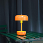 7203 Haipot Dyberg Larsen Переносная светодиодная лампа с дисковым плафоном, оранжевая — фото 3