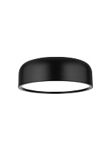 Matt Black Metal Acrylic LED E27 2x12 Watt 100-240Volt IP20 Bulb Excluded D: 35 H: 13 cm