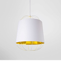 LANTERNA - blanc et or/