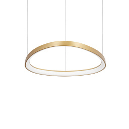 304700 Ideal lux Gemini подвесной светильник с латунным ободом и мягким свечением